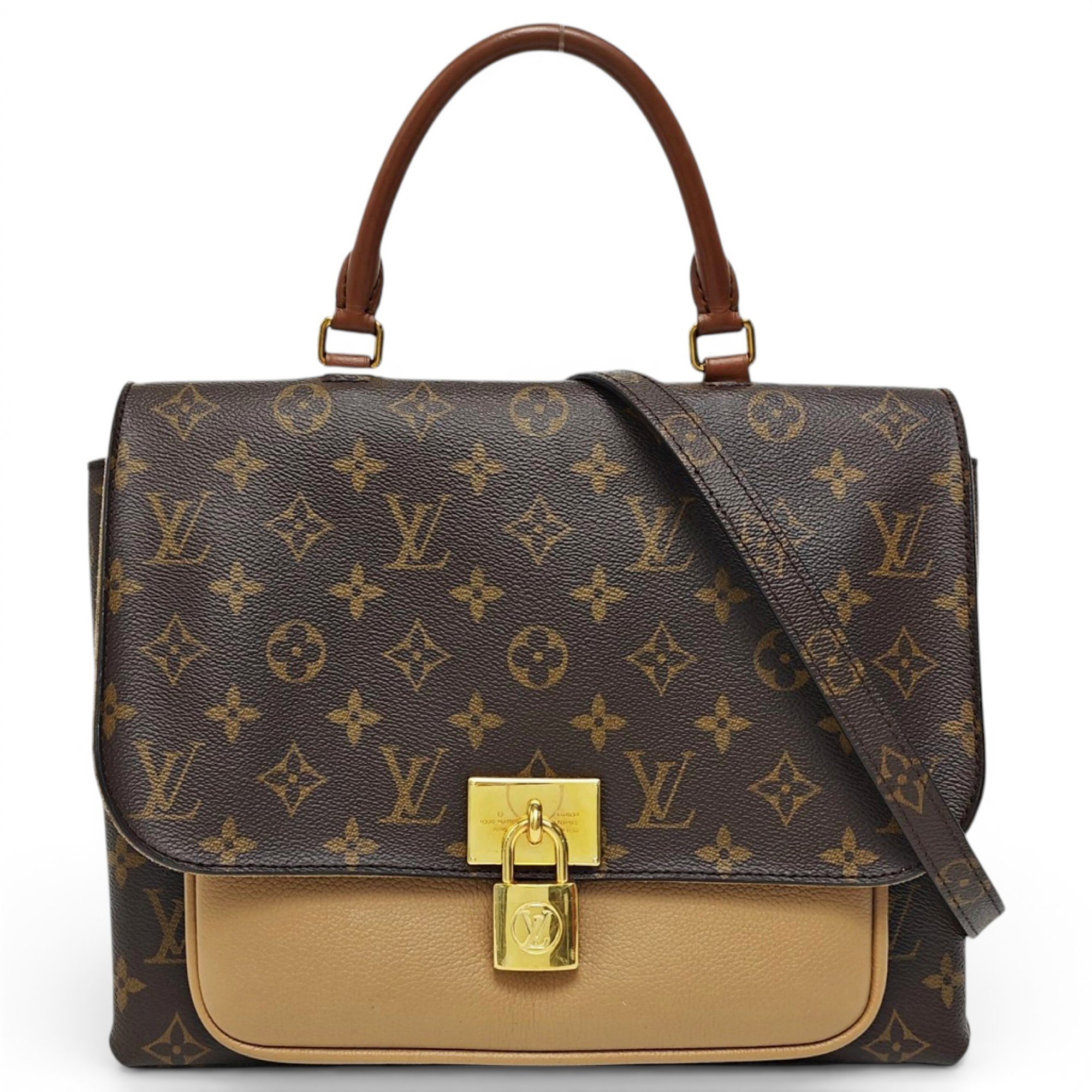 Marignan leather satchel