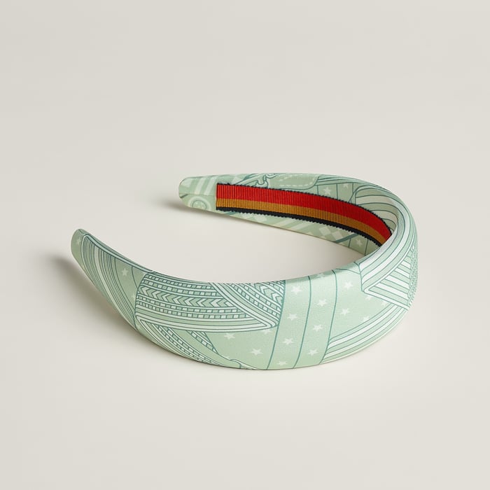 Vert d'Eau "Sangles En Zigzag Bandana" Gina Headband