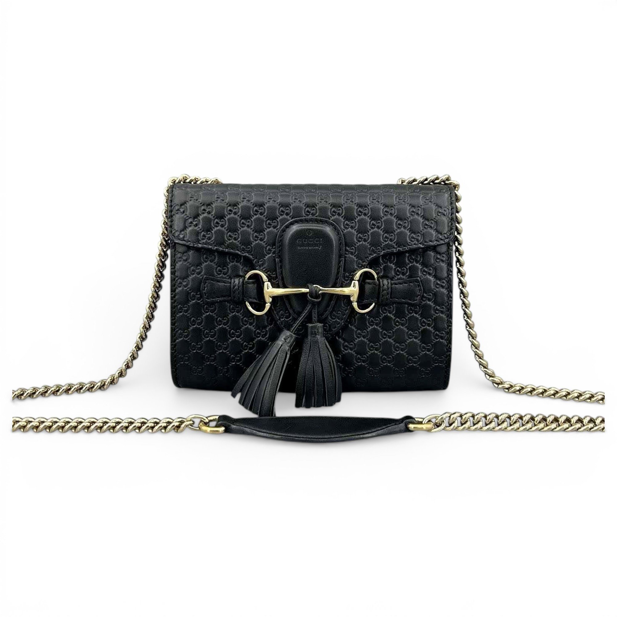 Emily leather crossbody bag