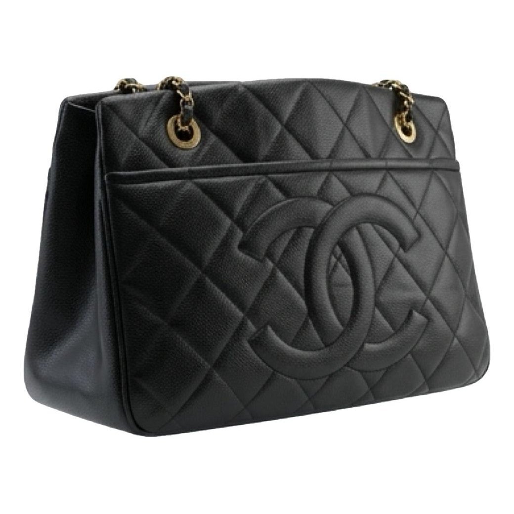 Grand shopping leather tote