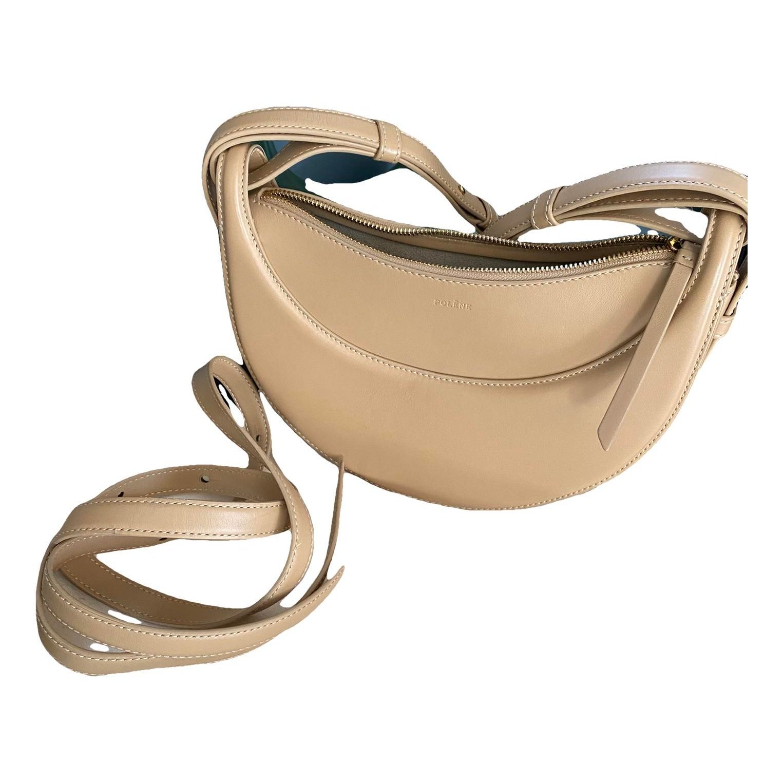 Polene Numéro Dix leather crossbody bag