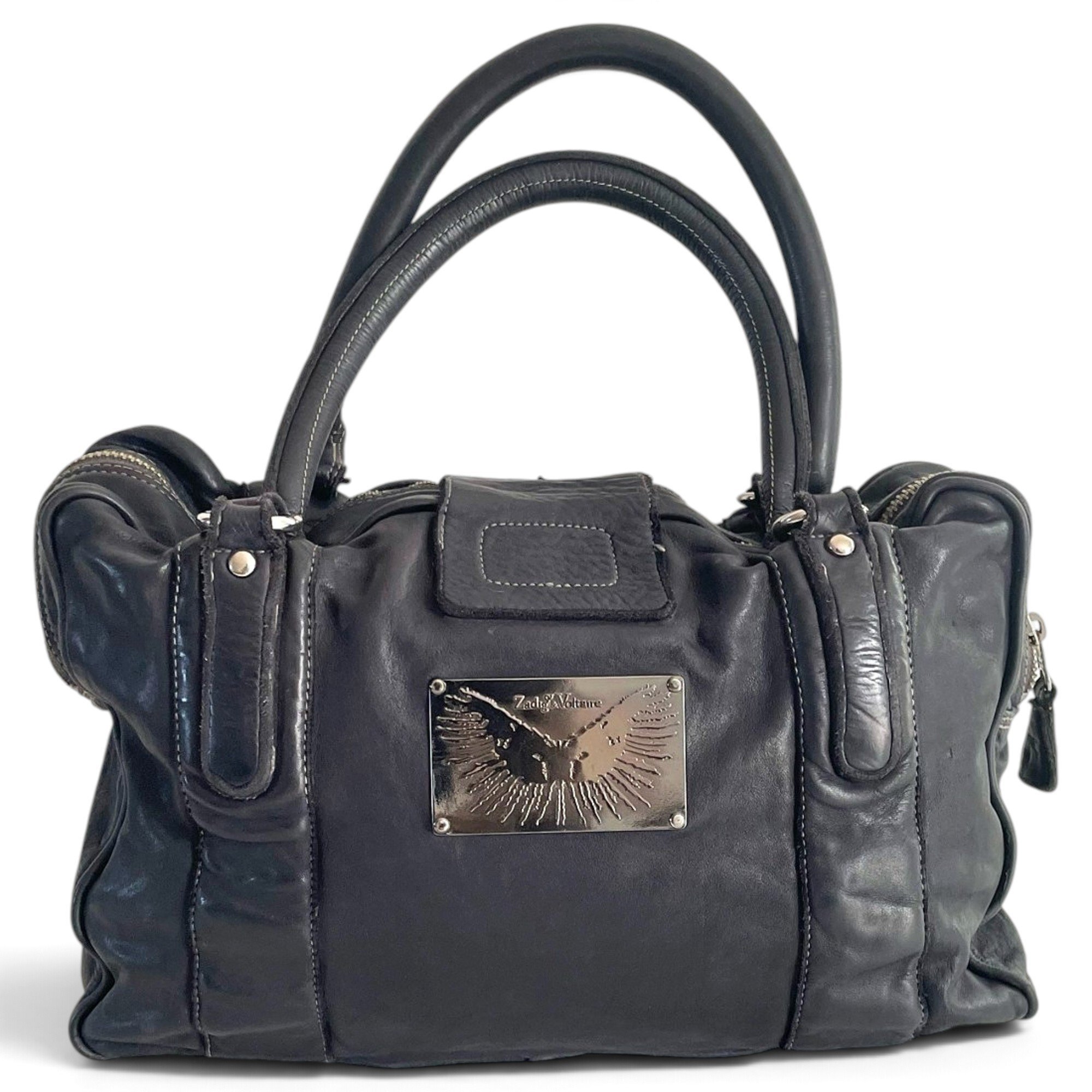 Leather handbag