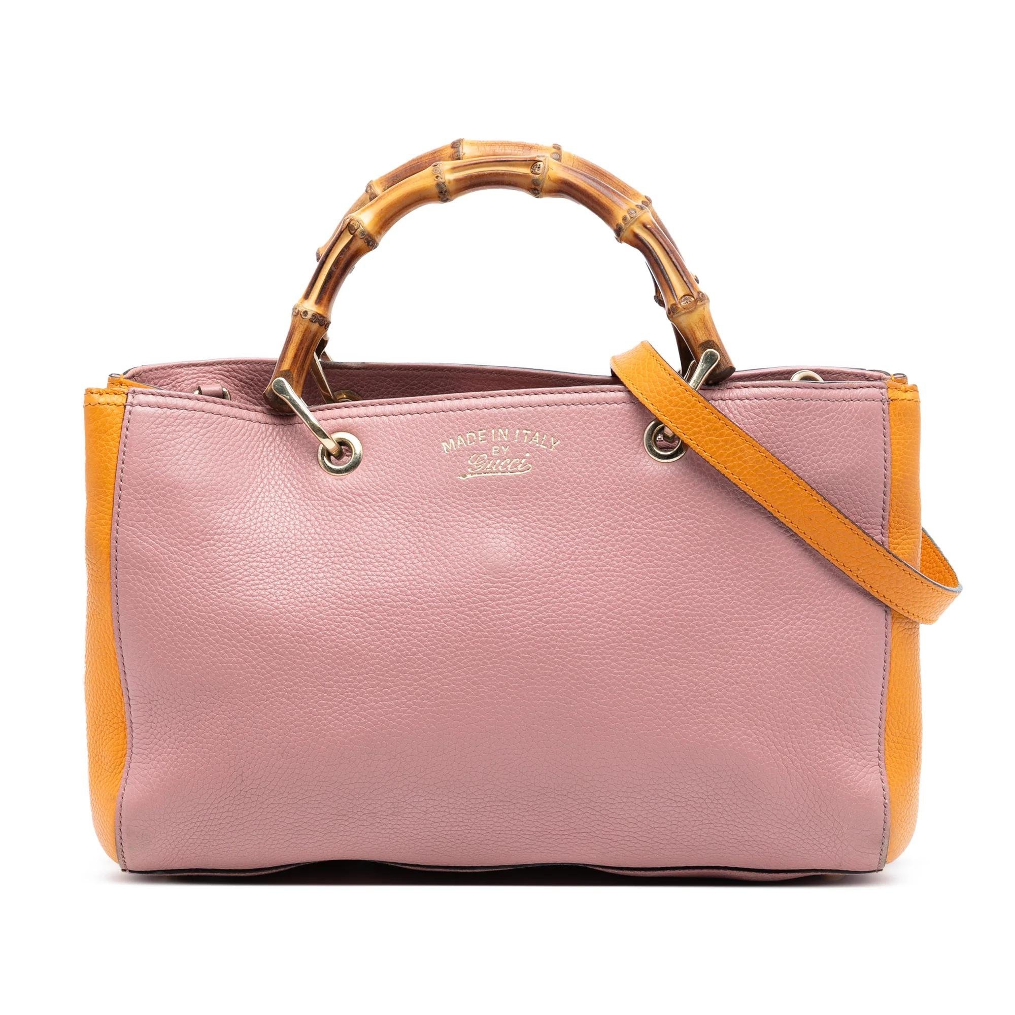 Bamboo pony-style calfskin satchel
