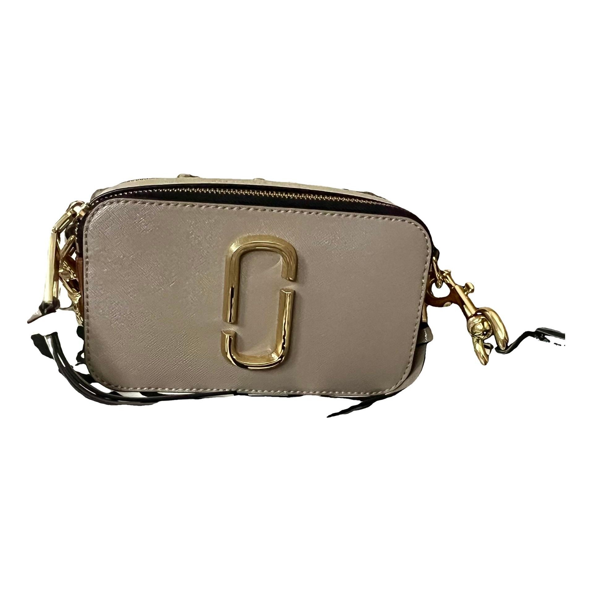 Snapshot leather clutch bag