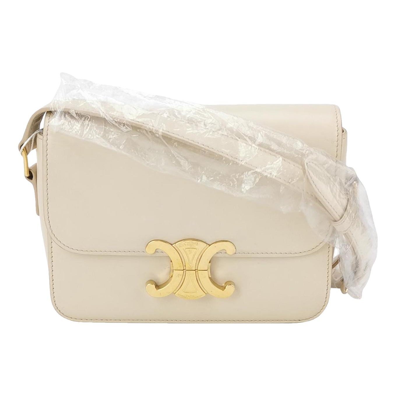 Triomphe leather handbag