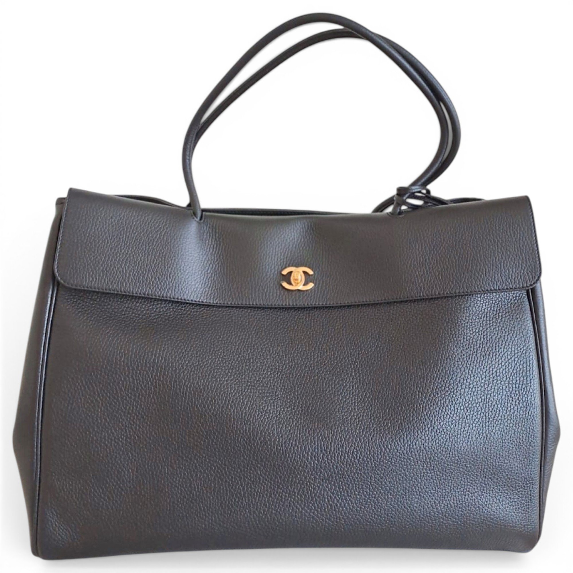 Leather tote
