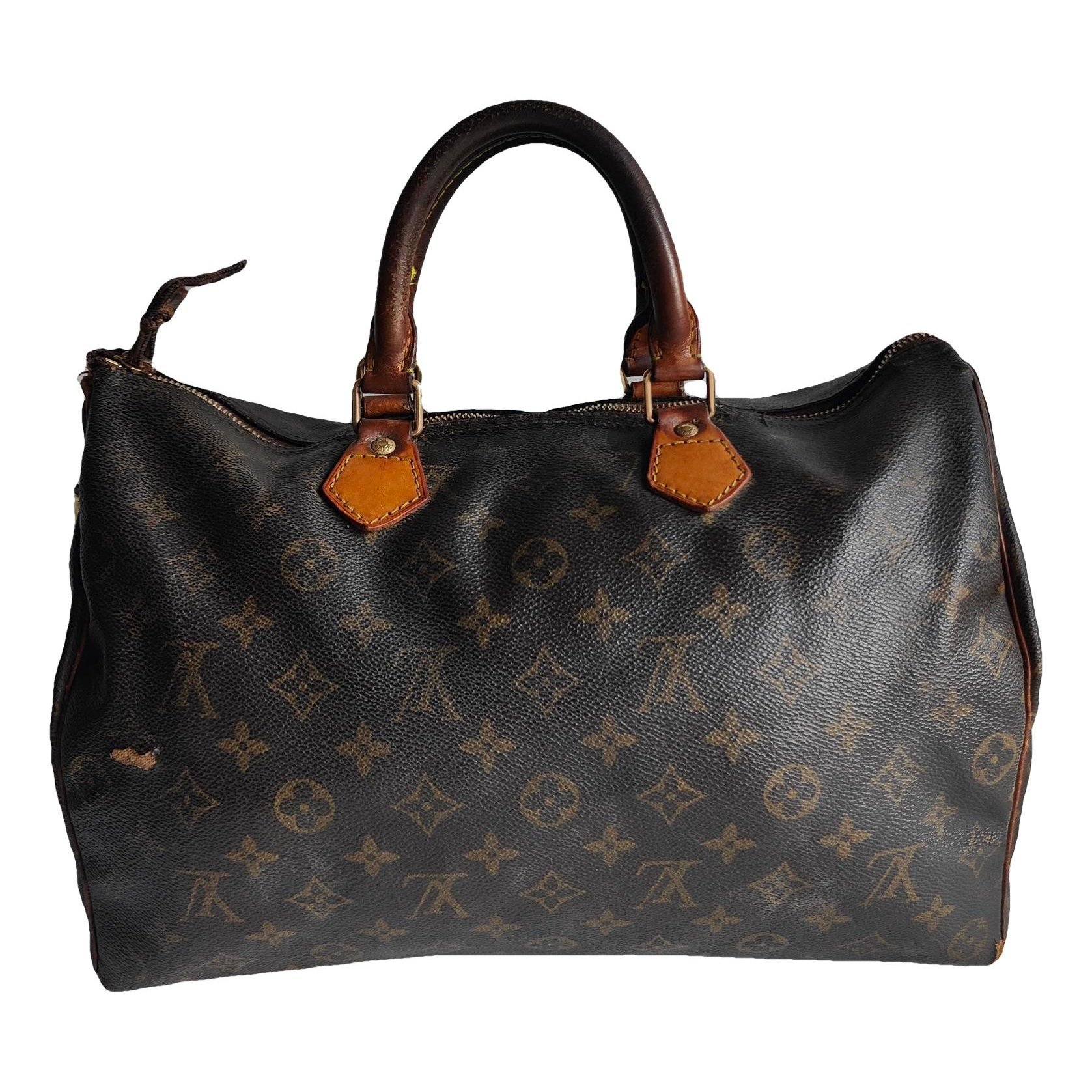 Speedy leather handbag