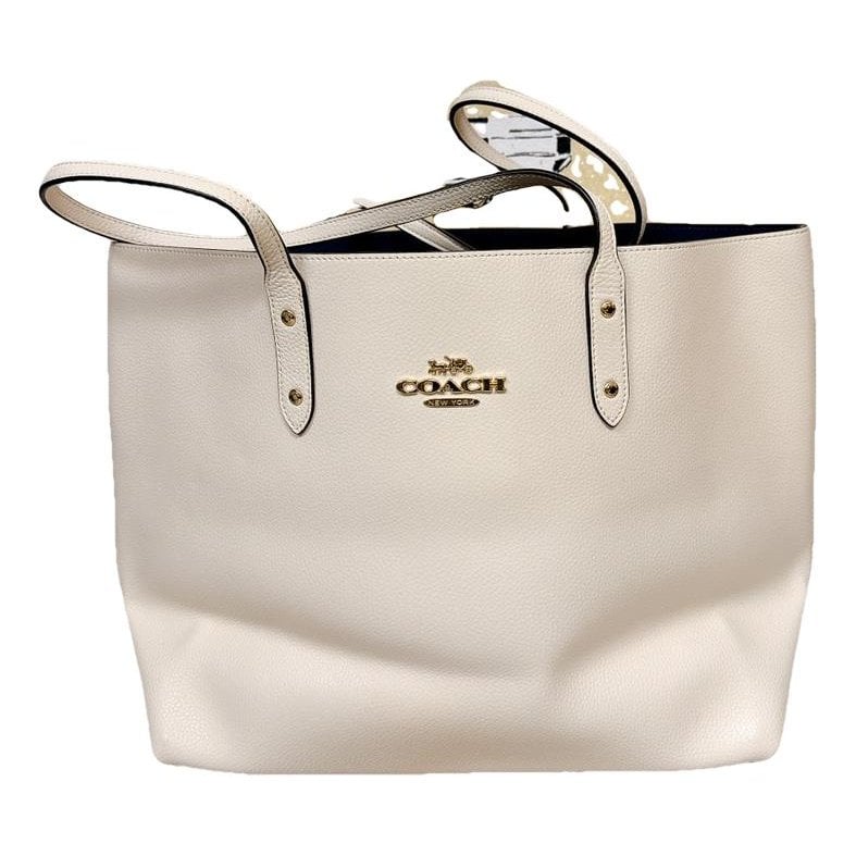 Leather tote