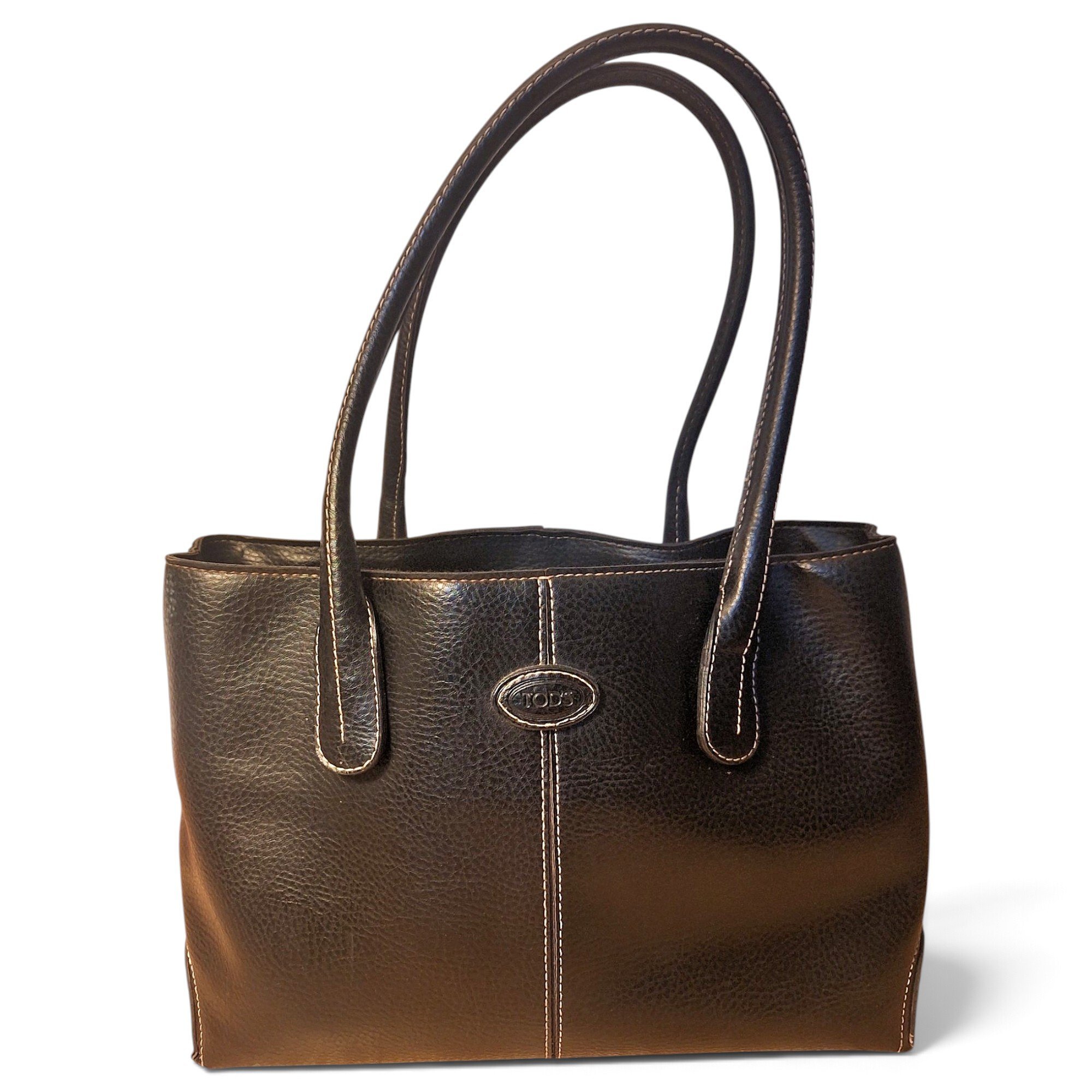 D Bag leather tote