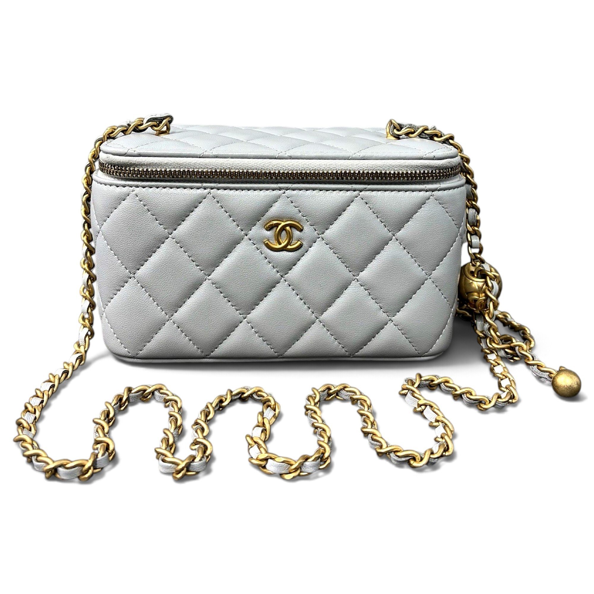 Vanity leather mini bag