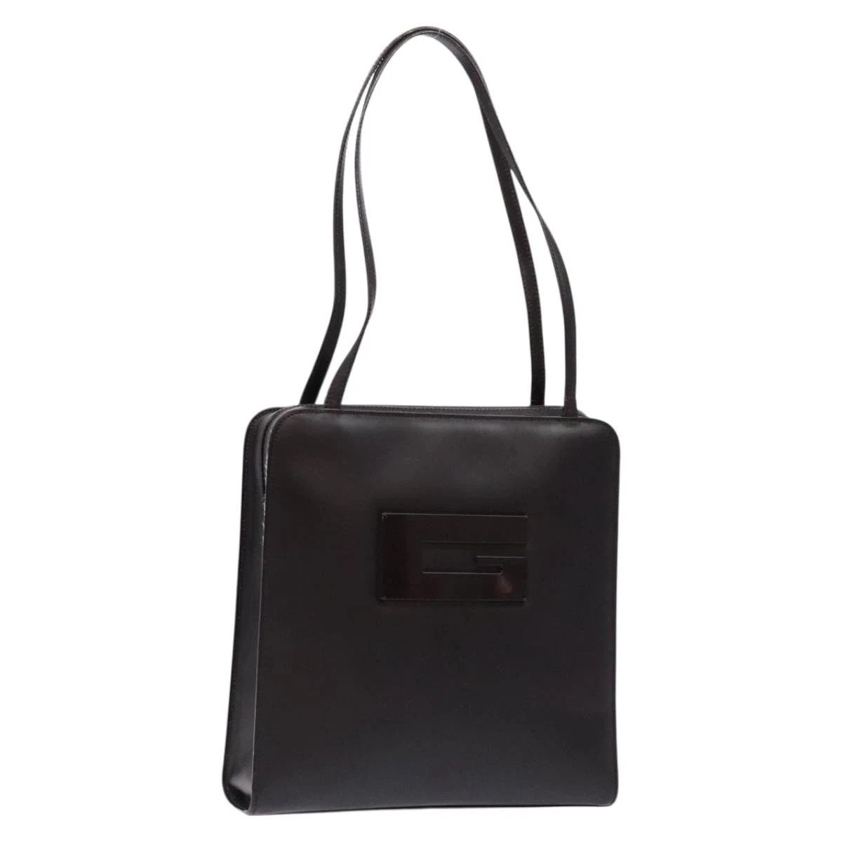 Patent leather handbag