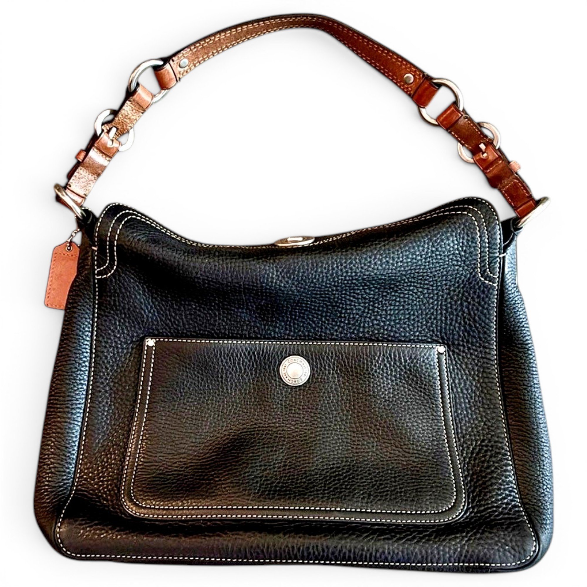 Leather handbag