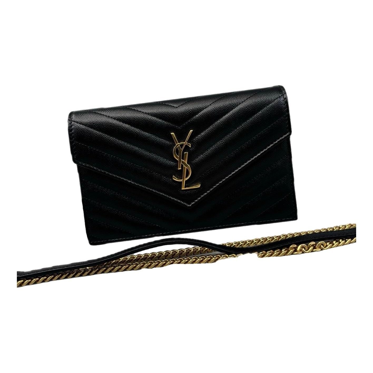 Portefeuille enveloppe leather handbag