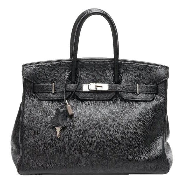 Birkin 35 leather handbag