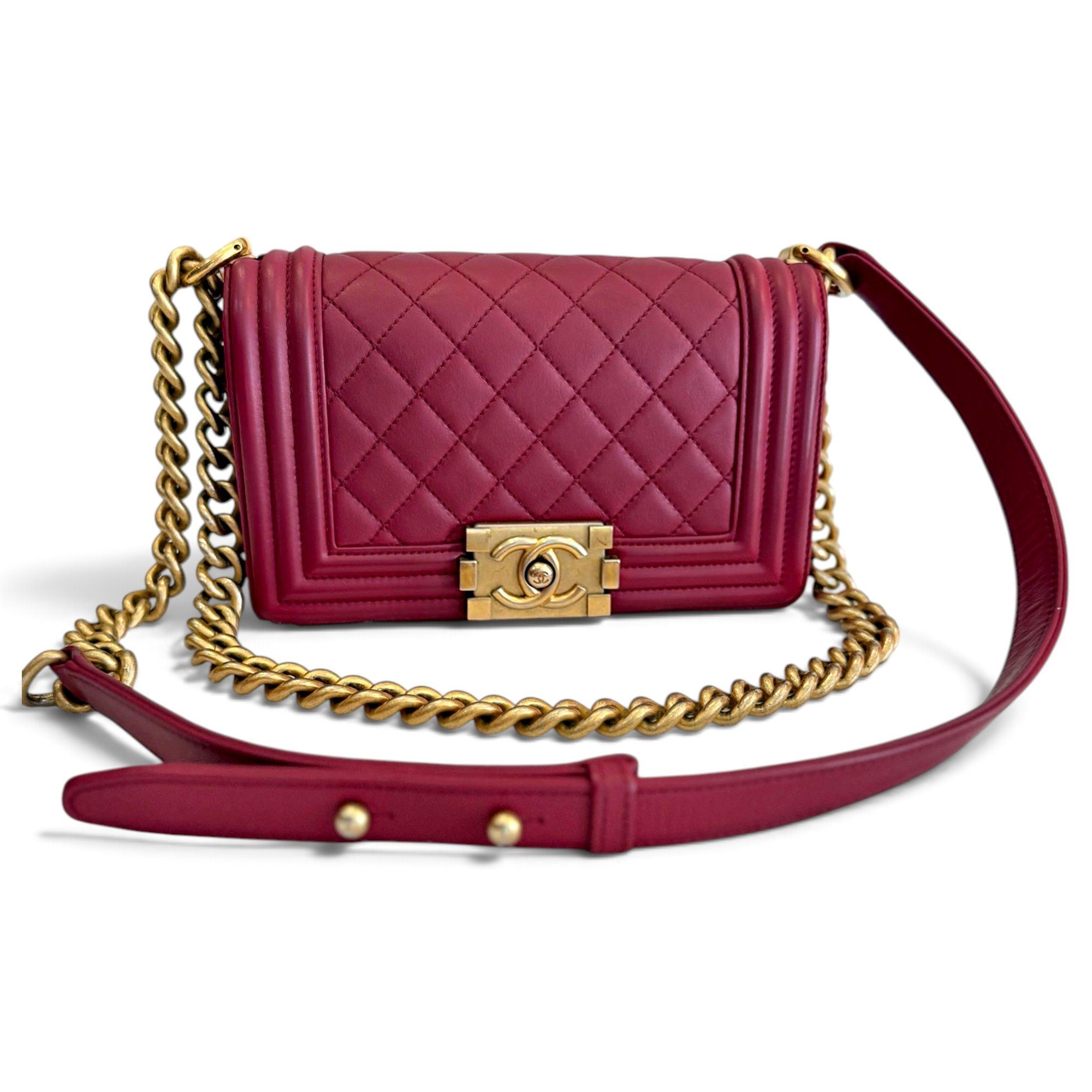 Boy leather handbag