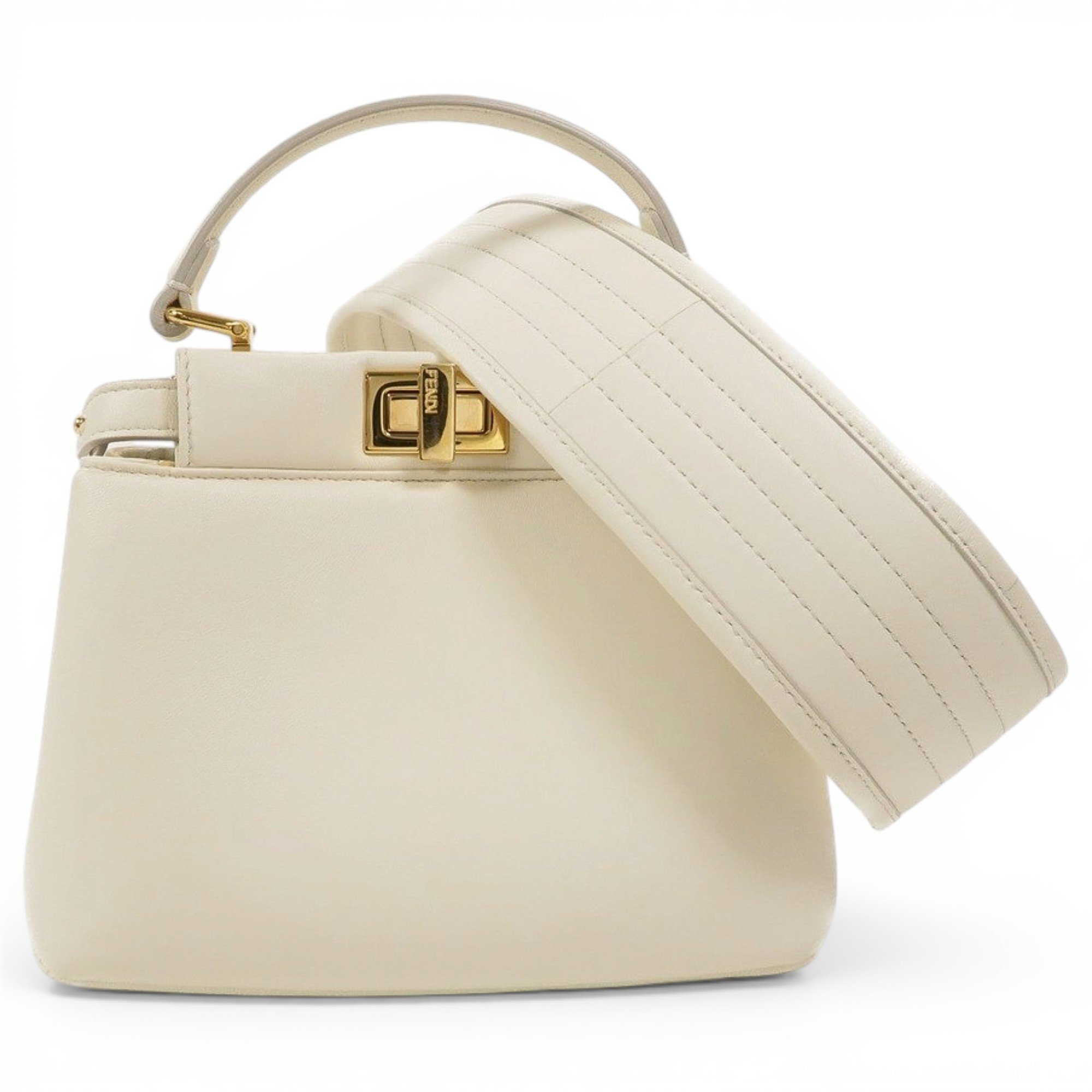 Peekaboo leather handbag
