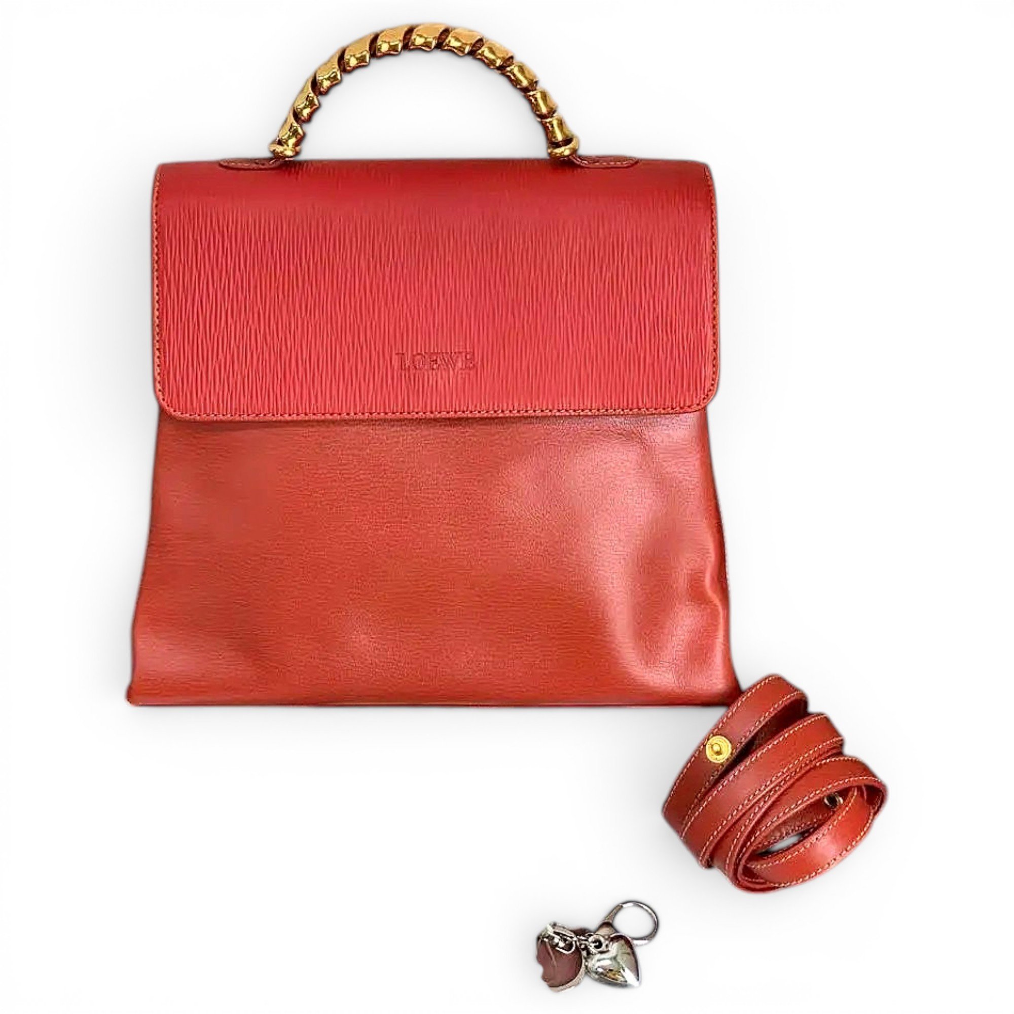 Leather handbag