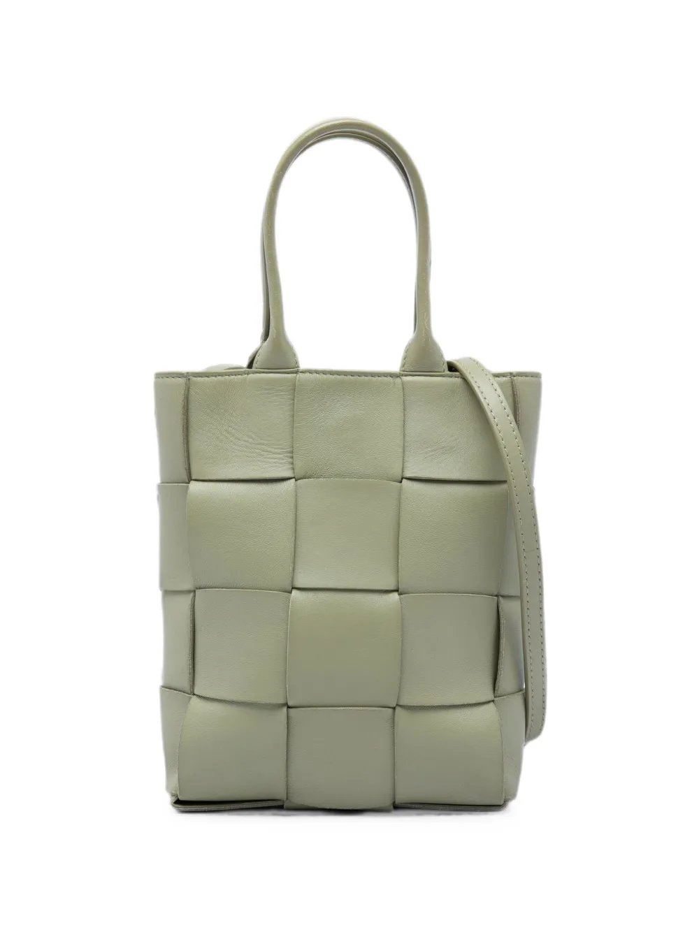 Bottega Veneta 2012-2026 Mini Maxi Nappa Intrecciato North South Cassette Tote satchel