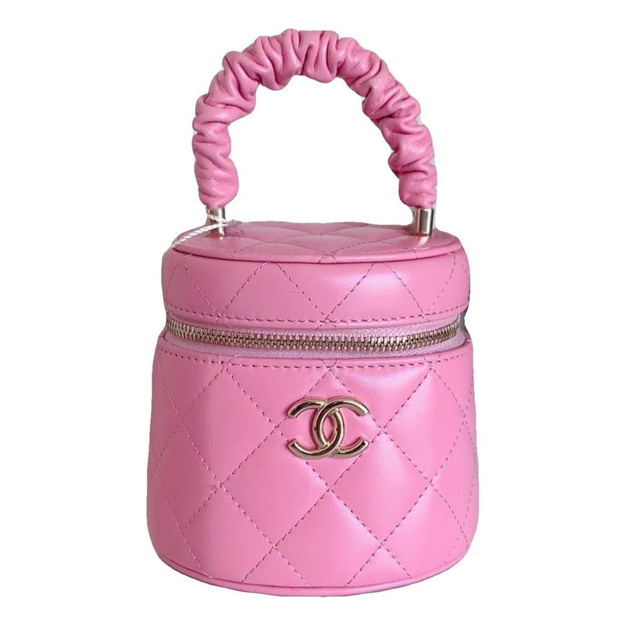 Trendy CC Vanity leather handbag