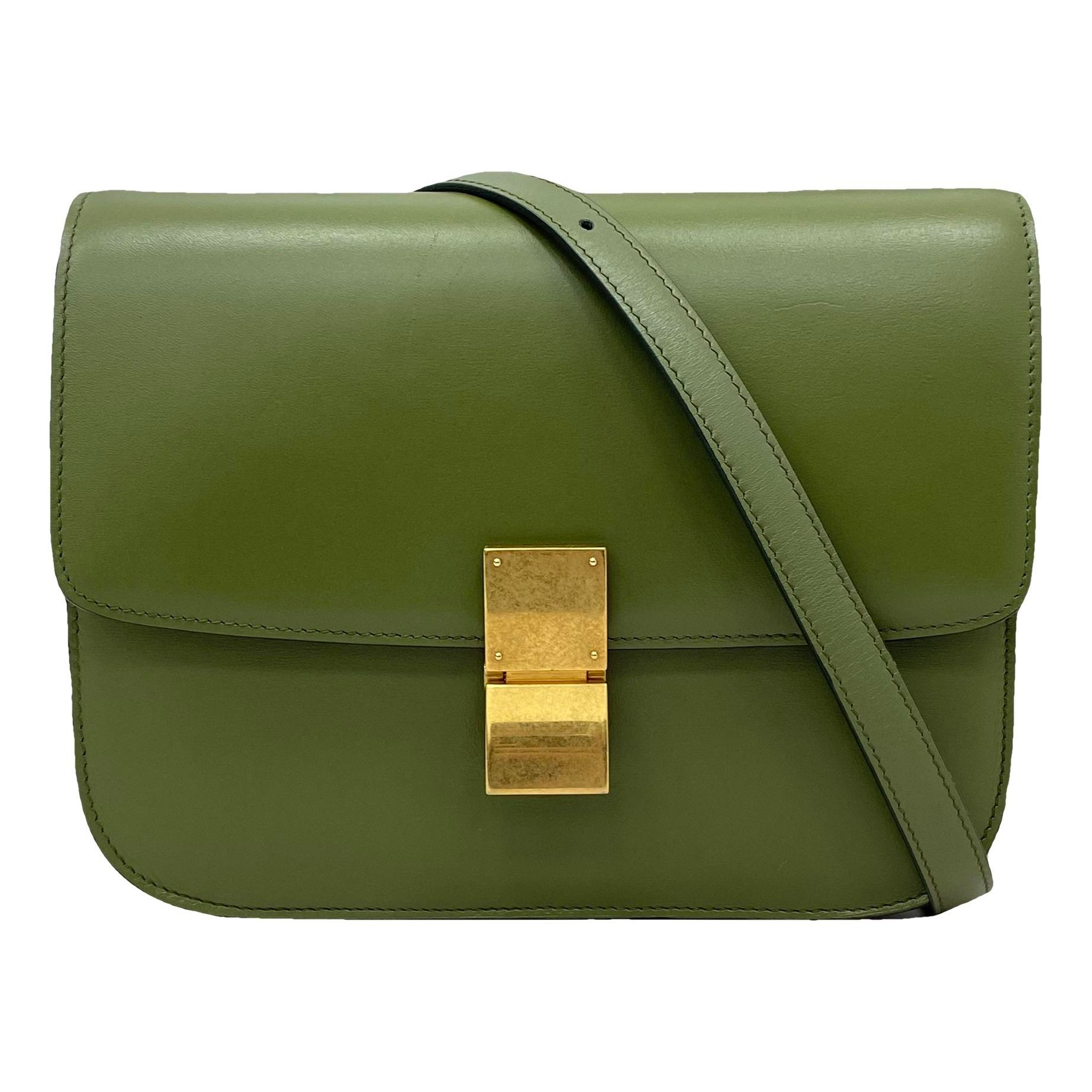 Classic leather handbag