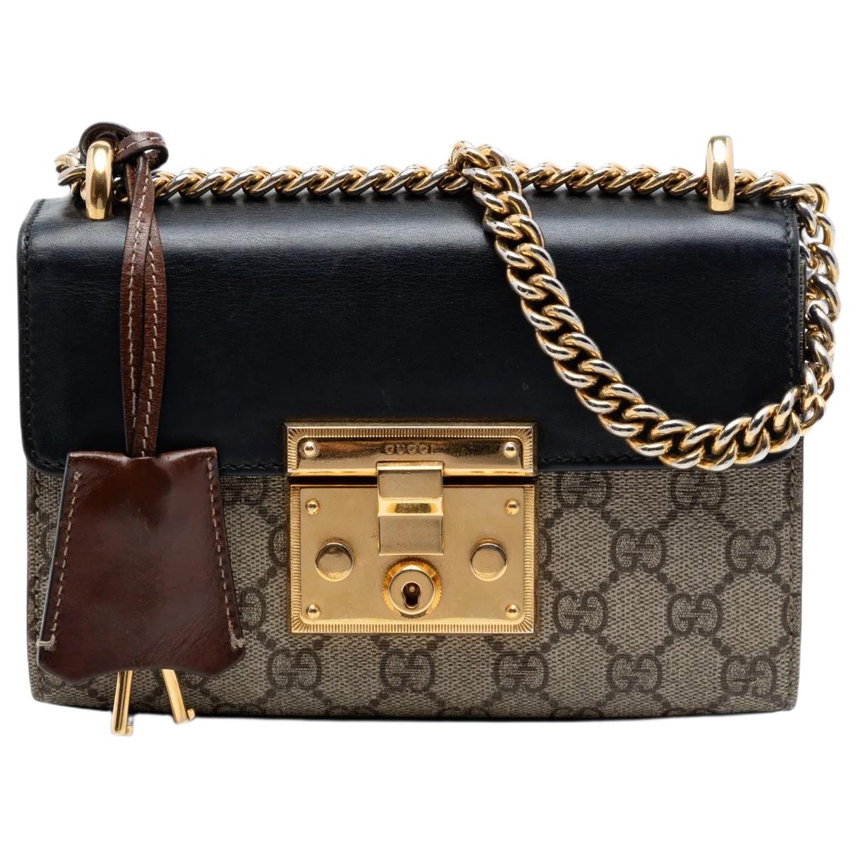 Padlock cloth crossbody bag