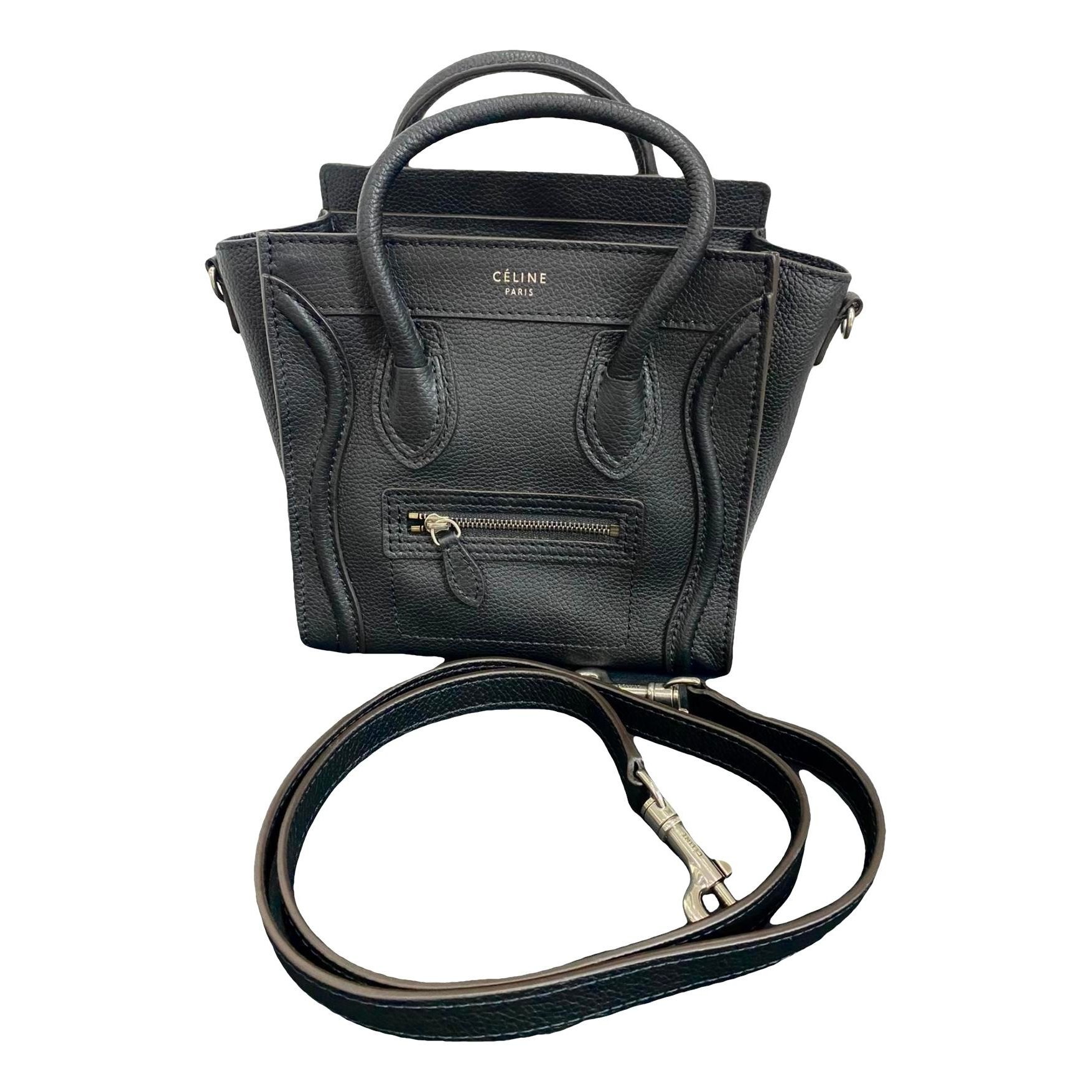 Nano Luggage leather handbag