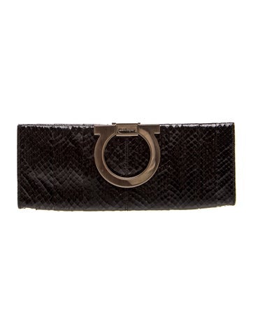 Snakeskin Clutch