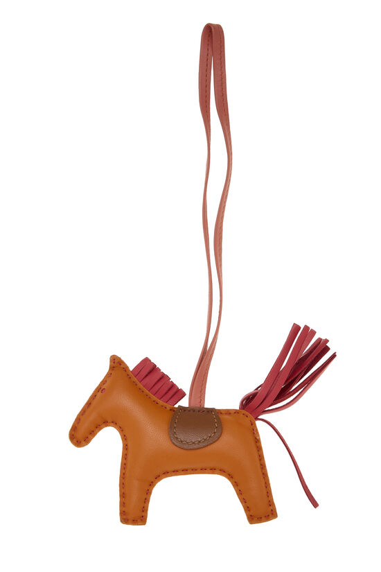 Hermes Multicolor Lambskin Rodeo Bag Charm PM