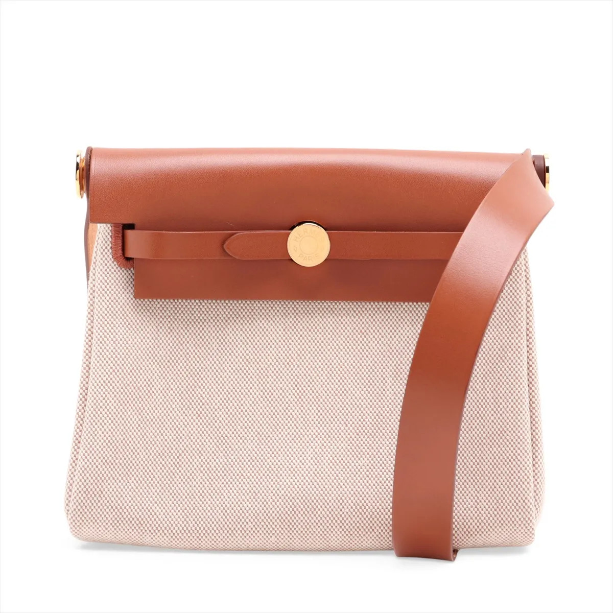 Hermès Herbag Zip 20 Mini Twirl Ash x Vash Hunter Beige x fauve Gold Metal Fitti
