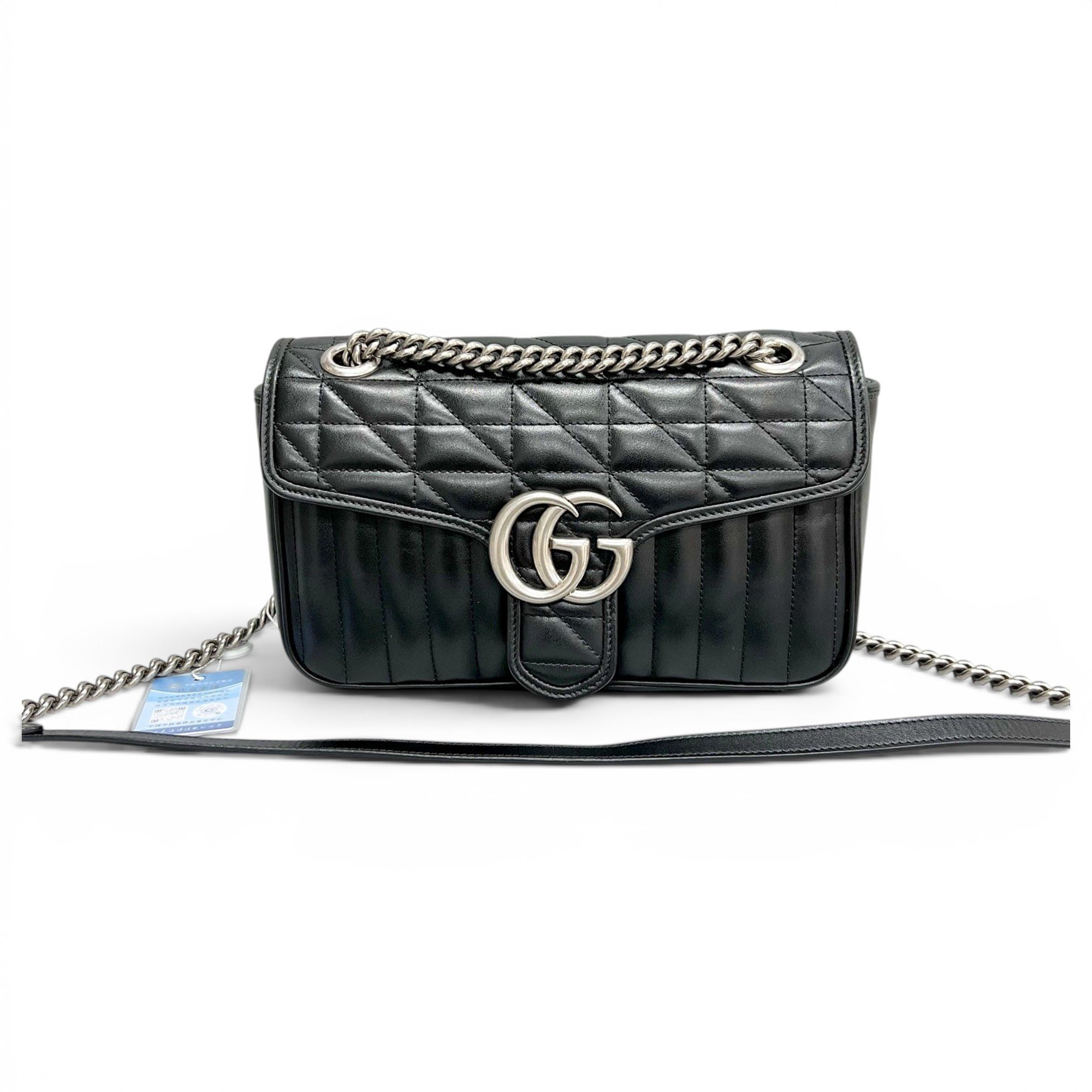 GG Marmont Flap leather handbag
