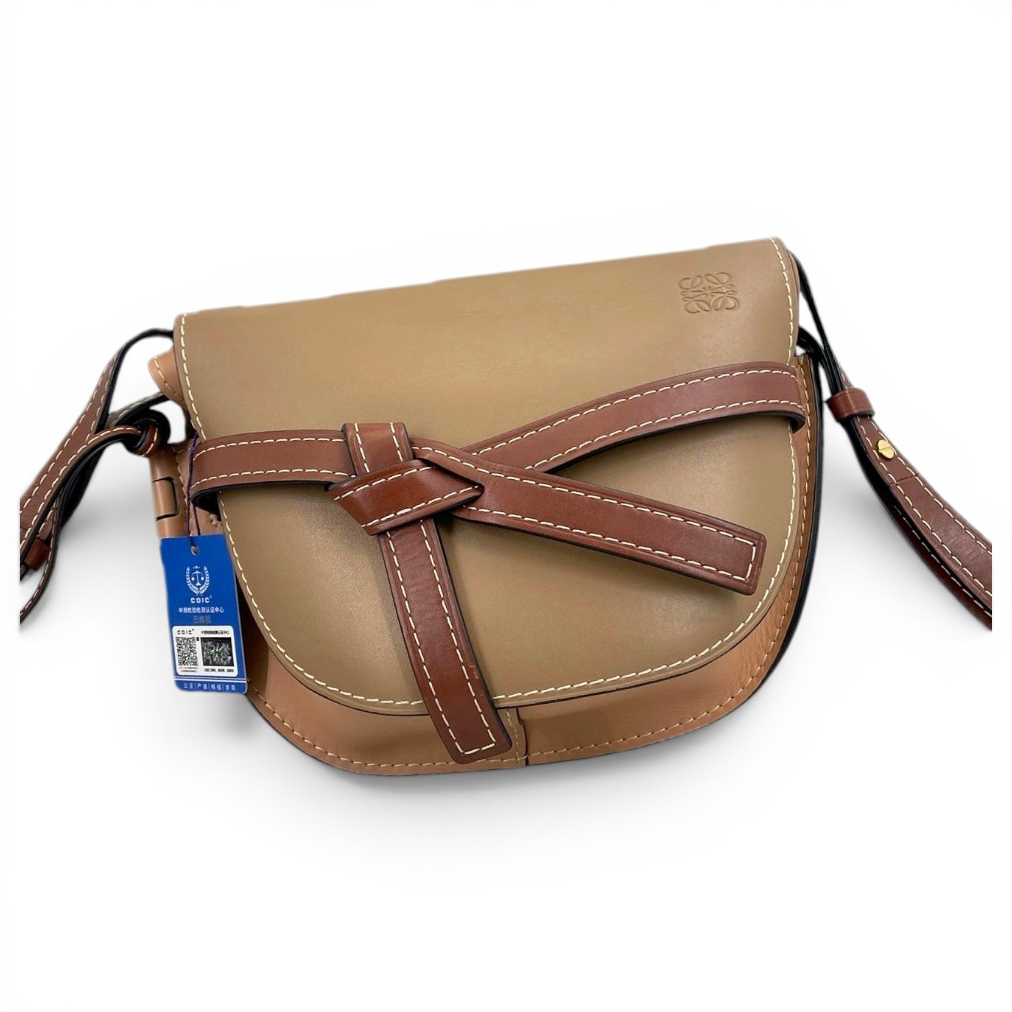 Gate leather handbag