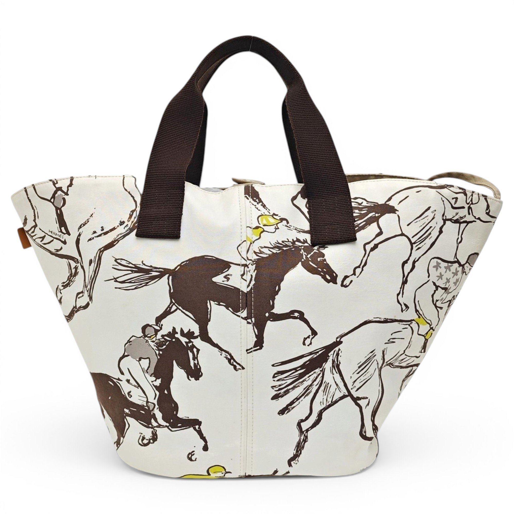 Hermes White Handbag