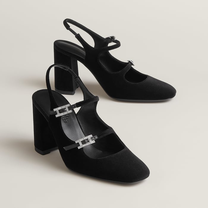 Noir Jackie 90 Pump