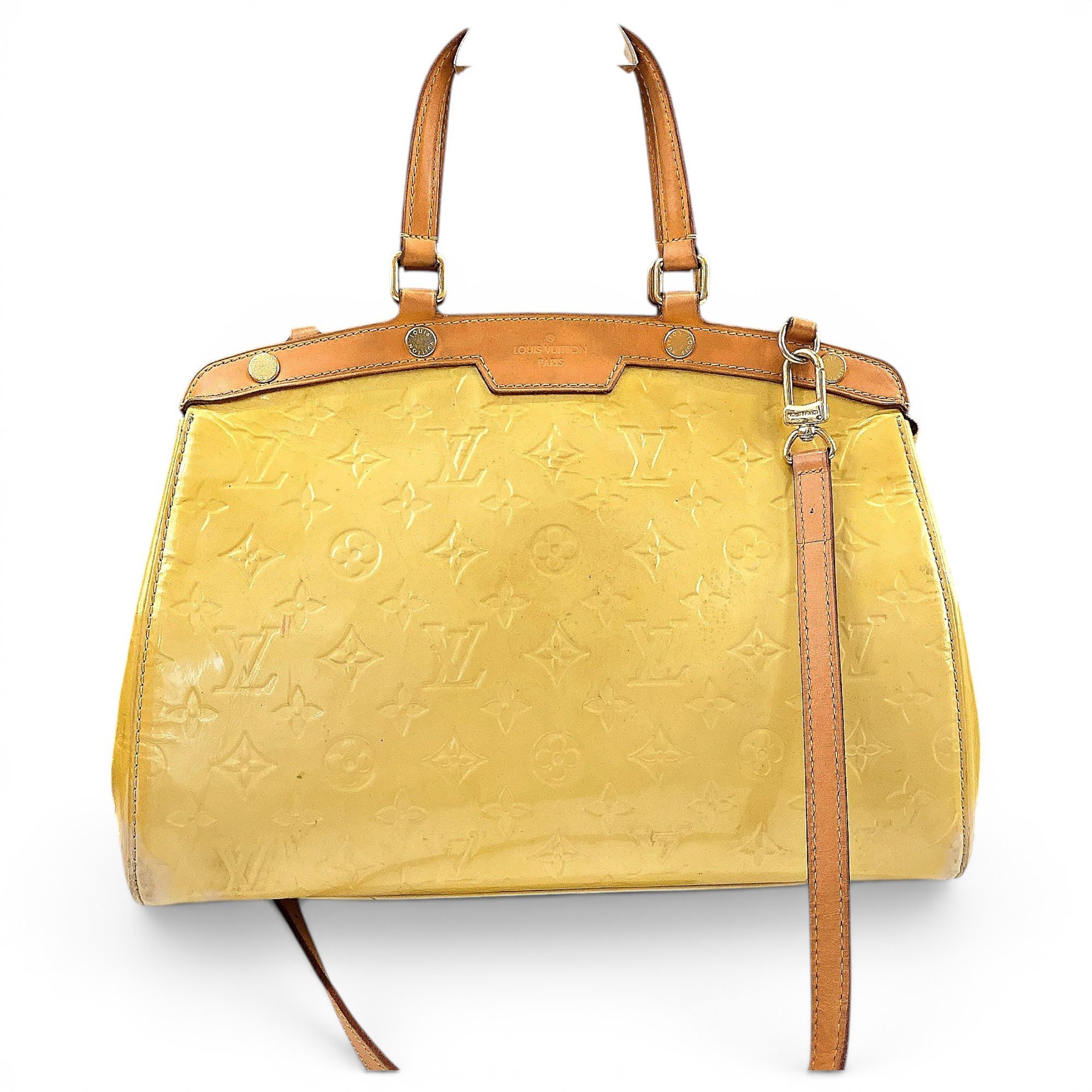 Bréa patent leather handbag