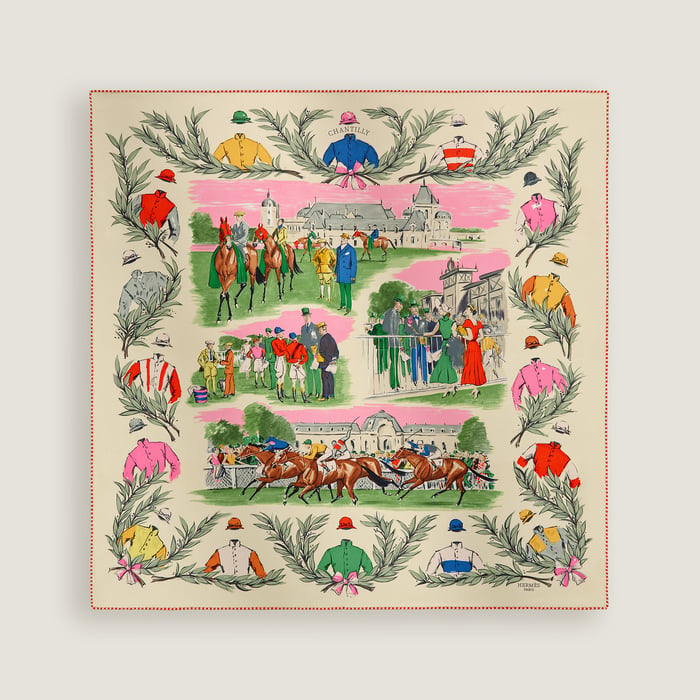 Champ De Courses a Chantilly Scarf 70