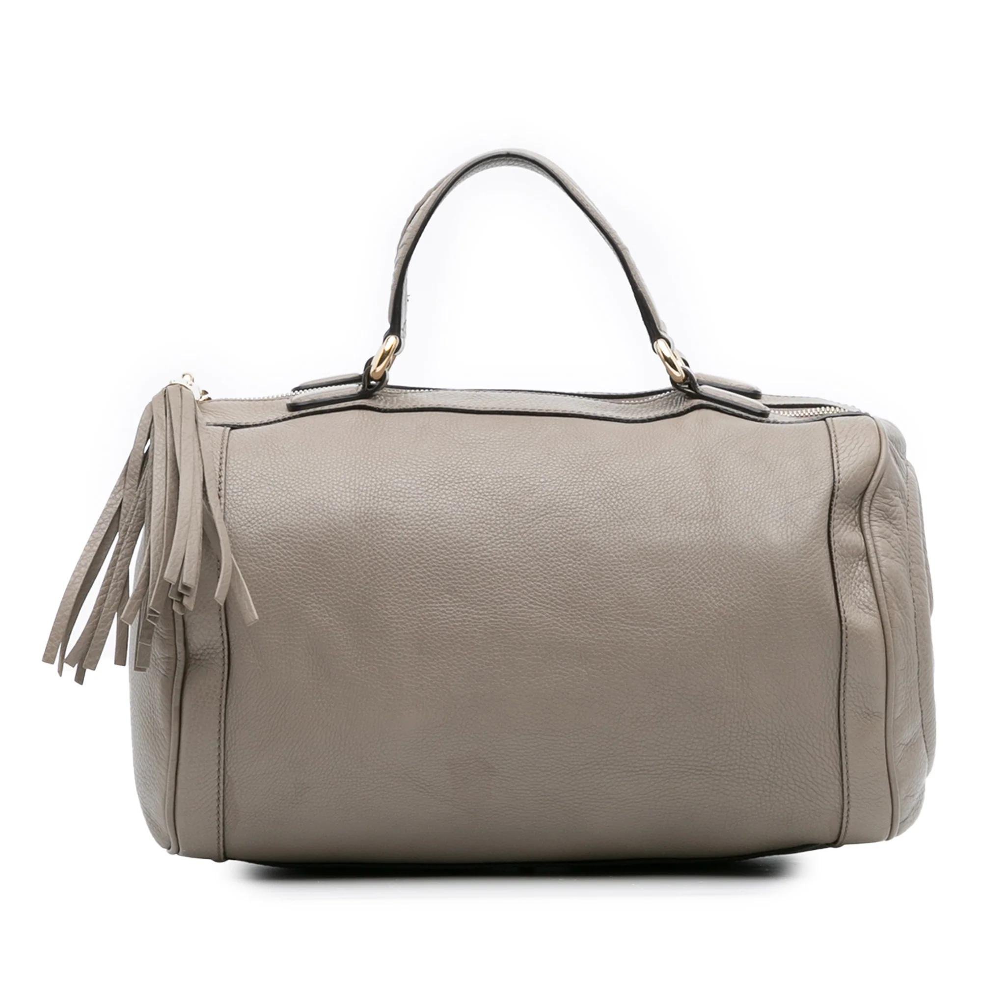 Soho Boston pony-style calfskin handbag