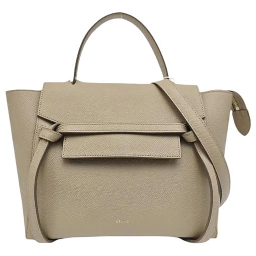 Belt leather handbag