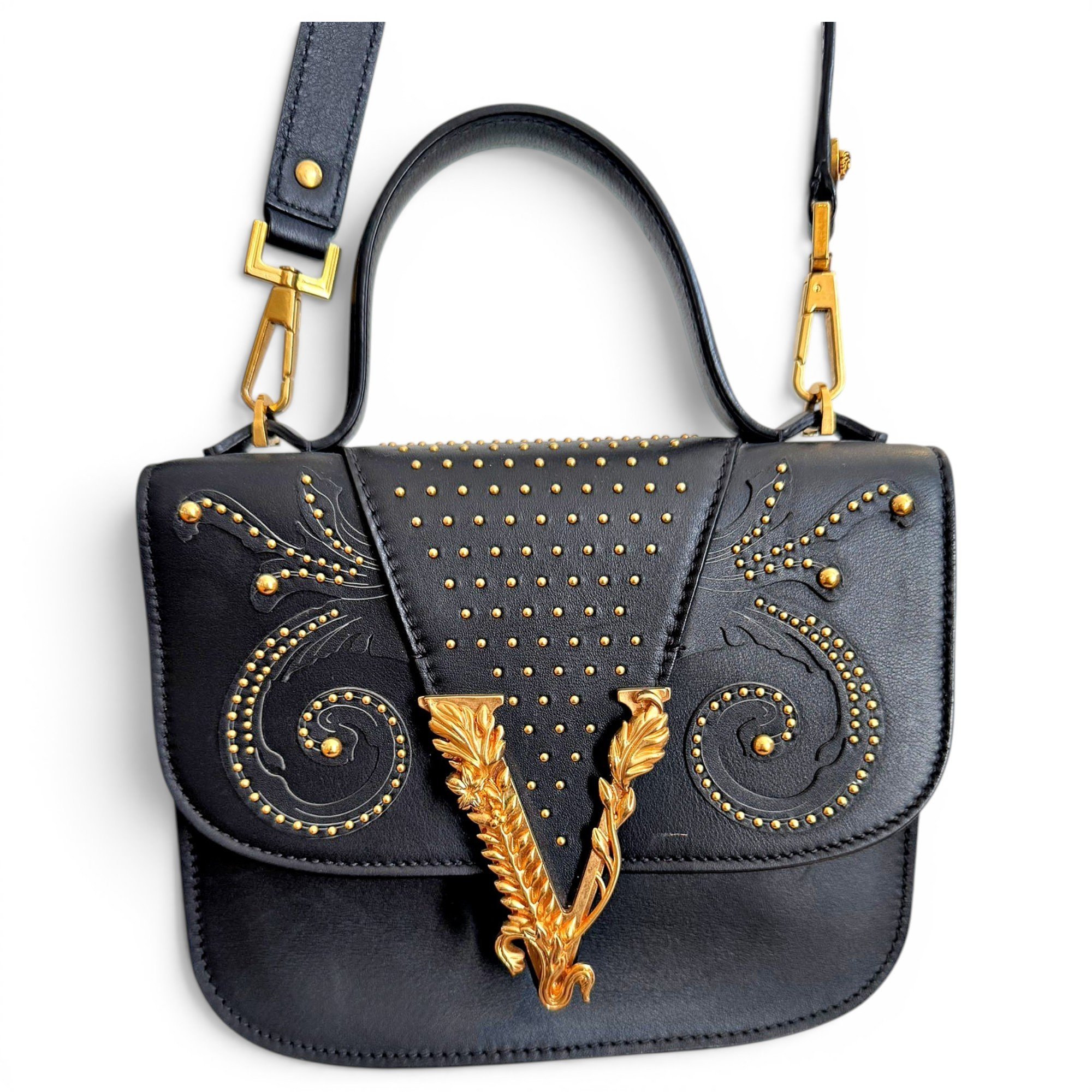 Virtus leather crossbody bag