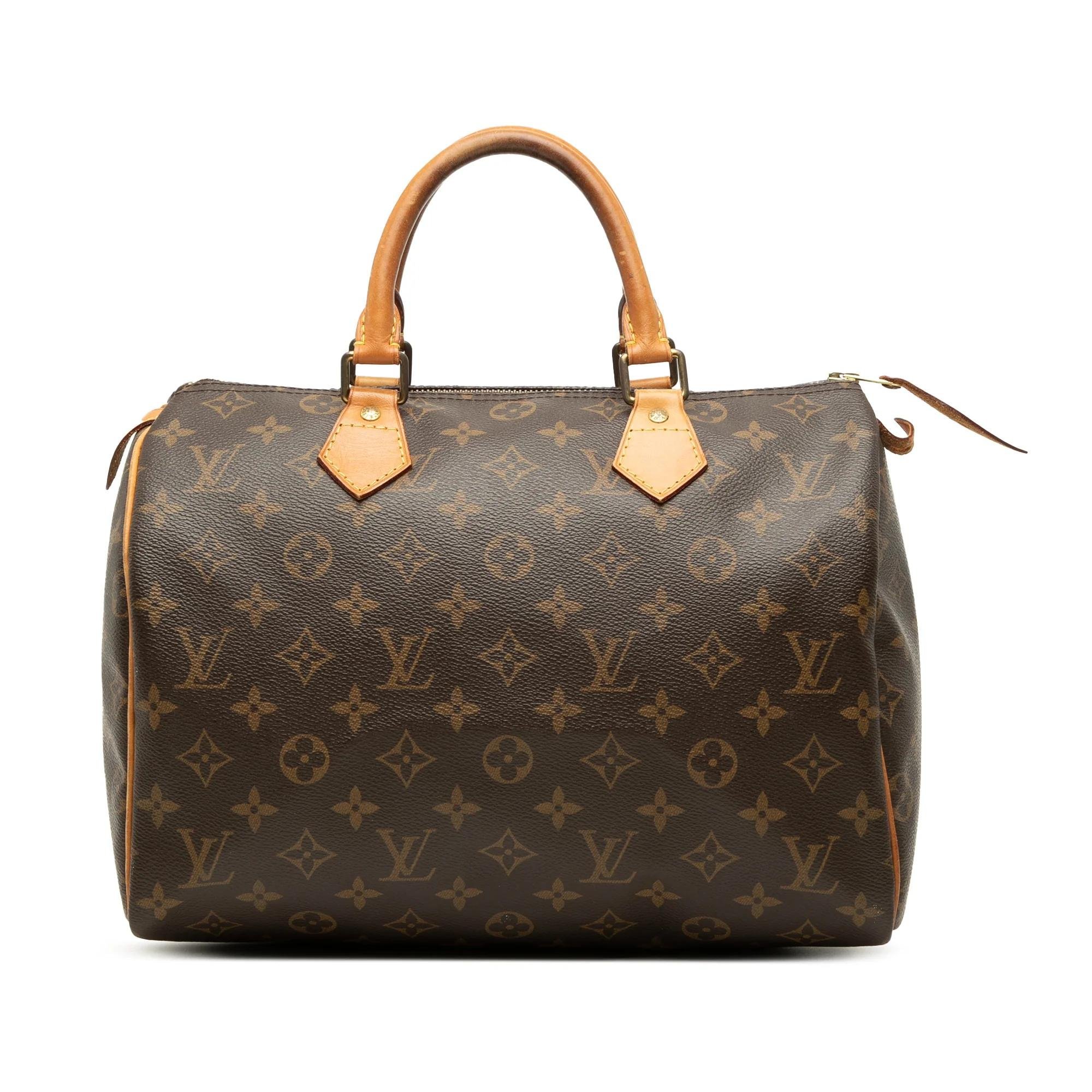 Speedy leather bag