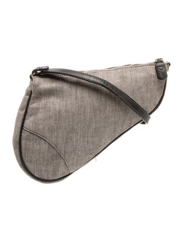 Denim Denim Saddle Pochette Mini Vintage