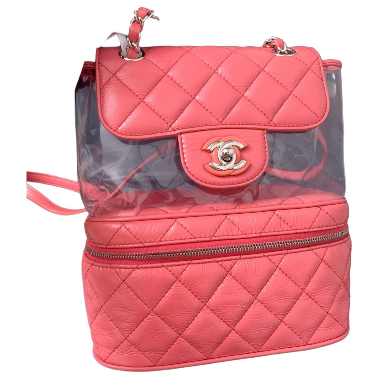 Leather backpack