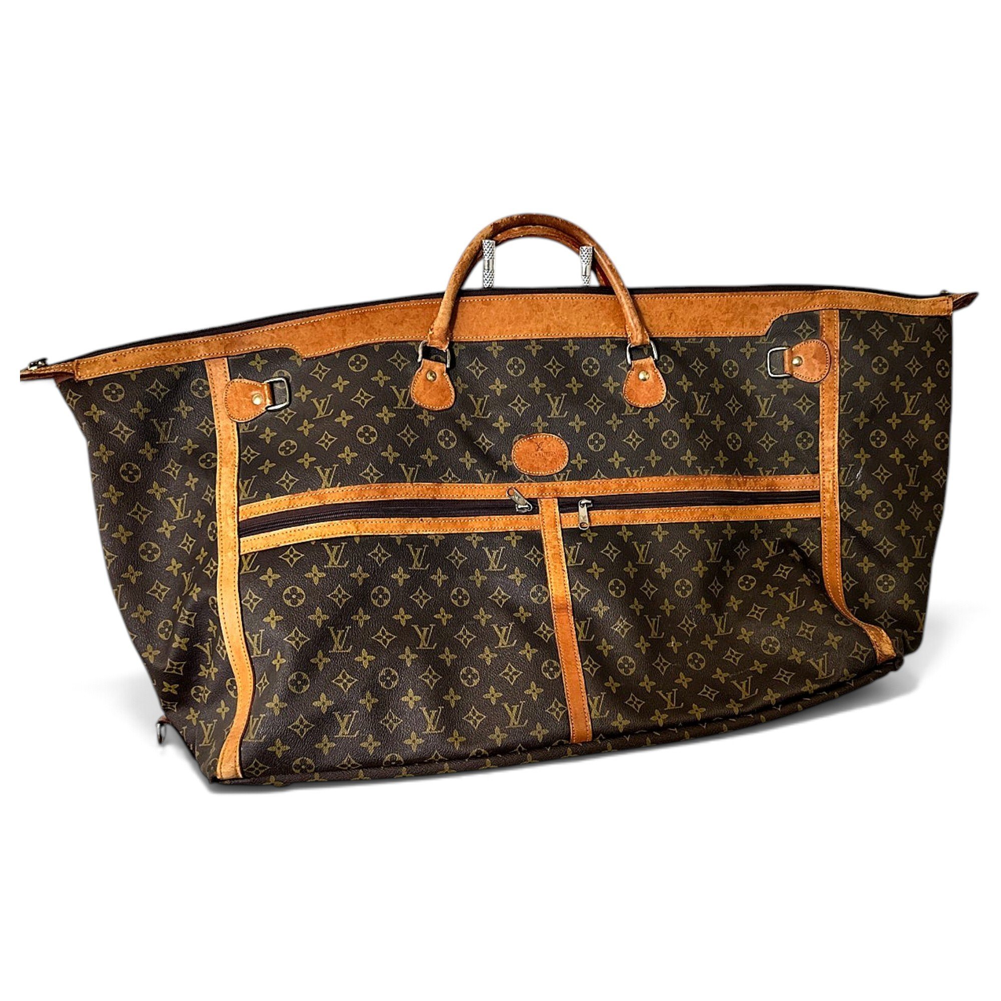 Garment leather travel bag