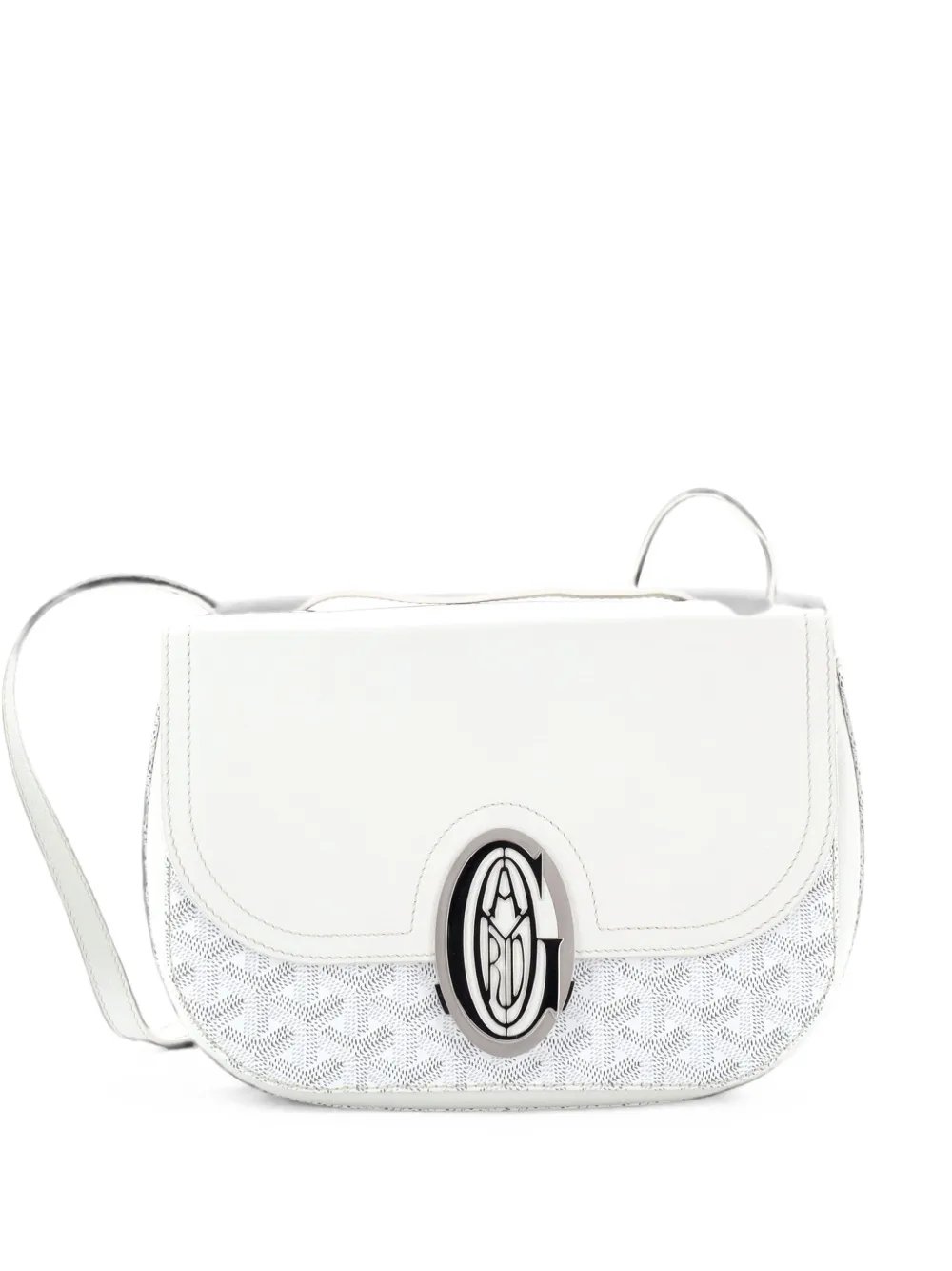 233 Bag Coated Canvas and Leather shoulder bag