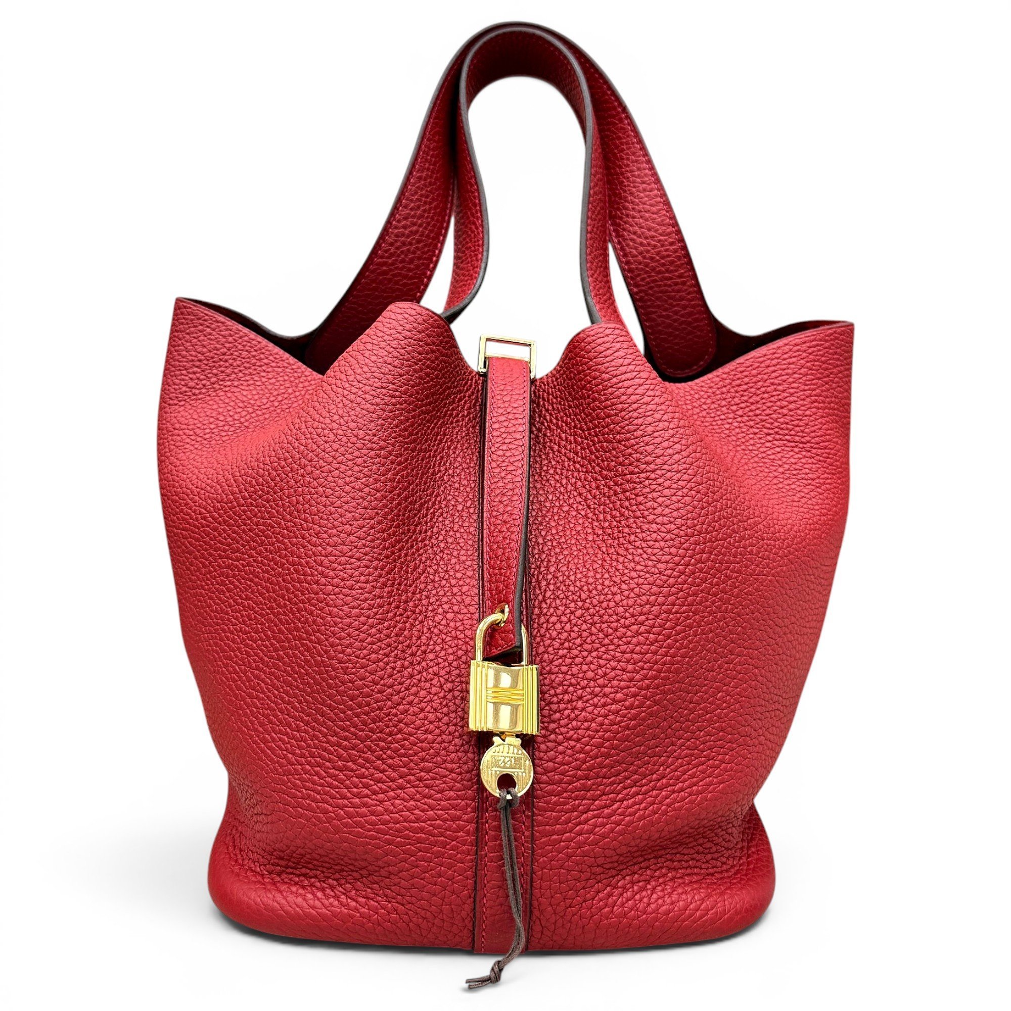 Picotin leather handbag