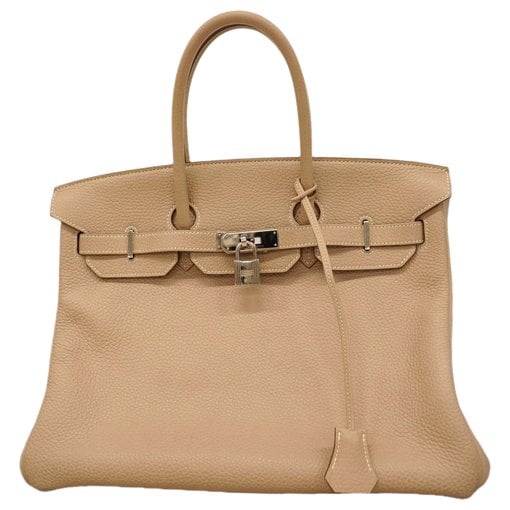 Birkin 35 leather handbag