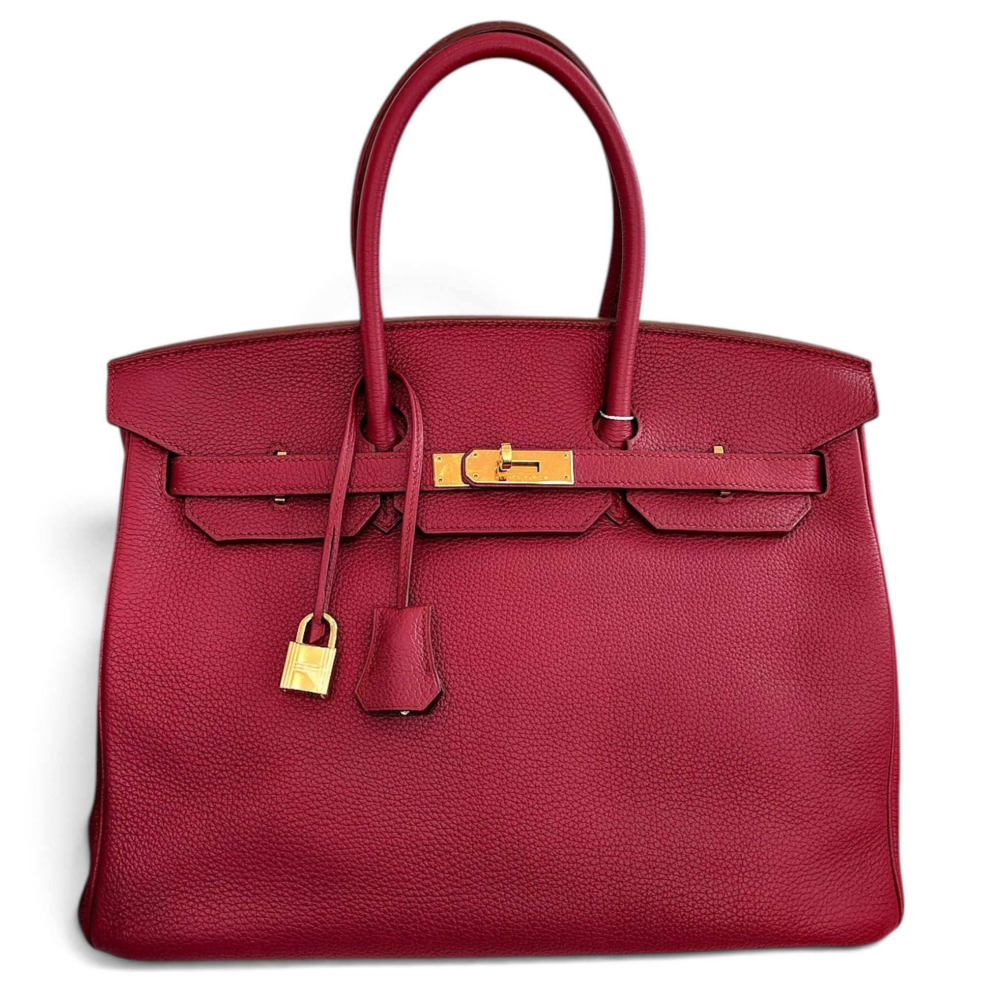 Birkin 35 leather handbag