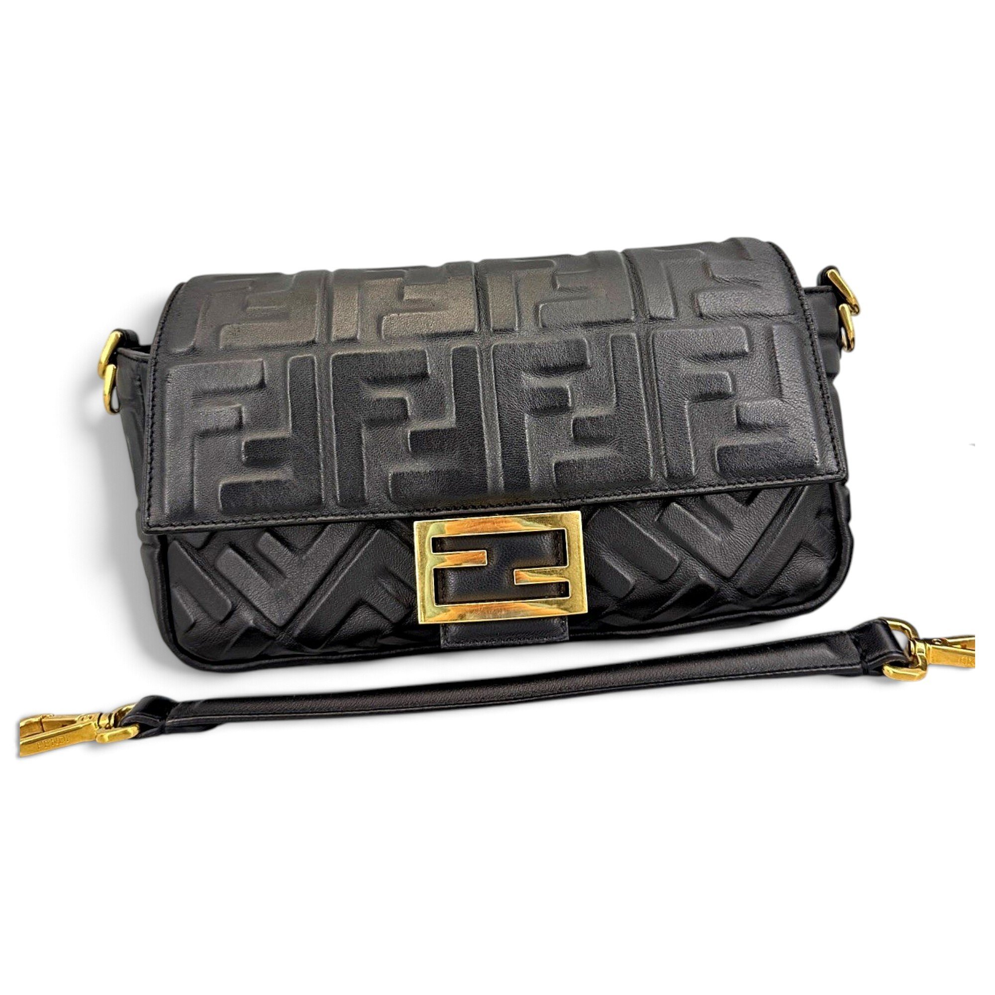 Fendi Baguette leather handbag