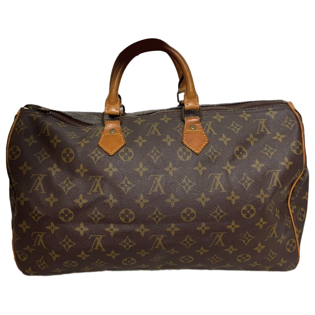 Speedy leather bowling bag