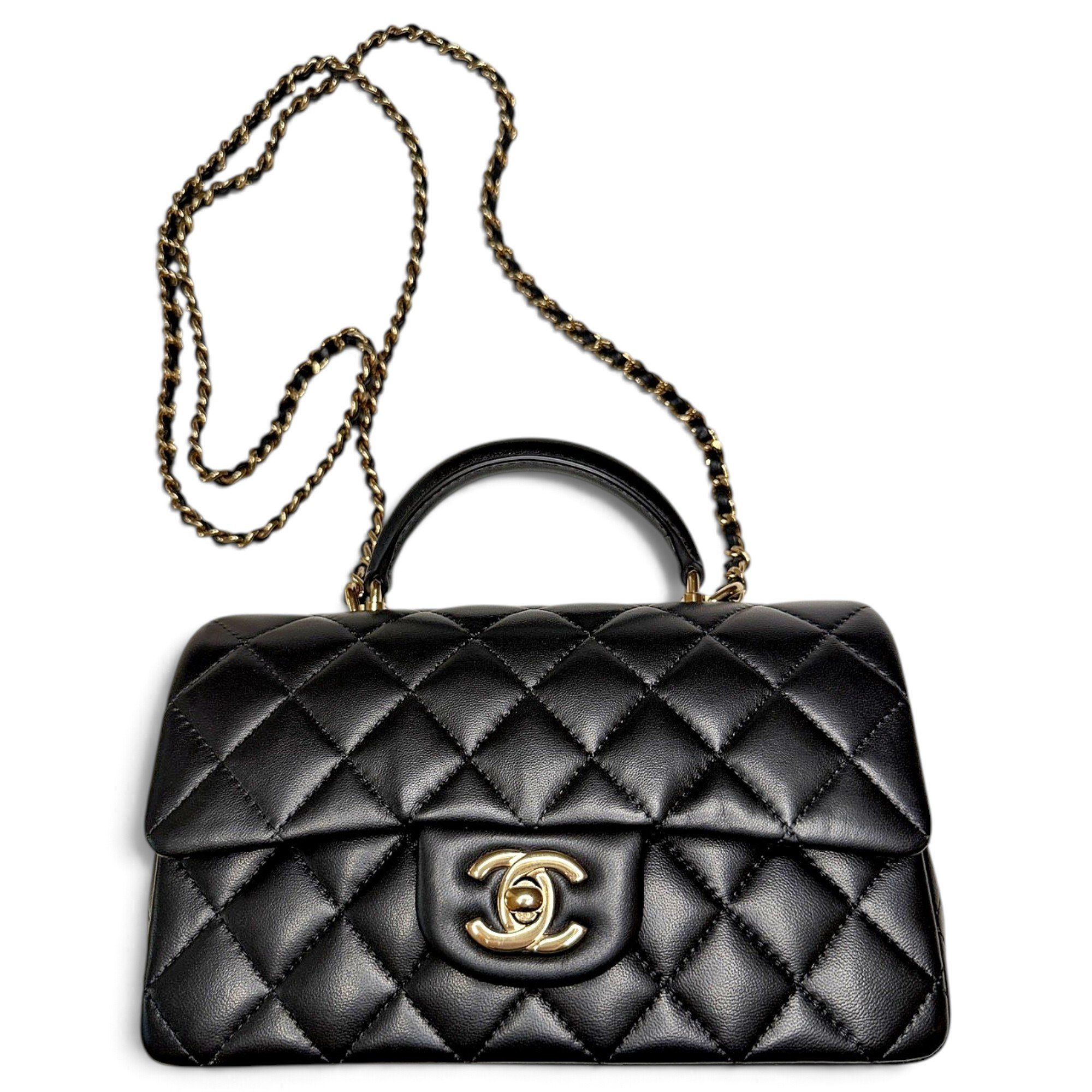 Coco Handle leather handbag