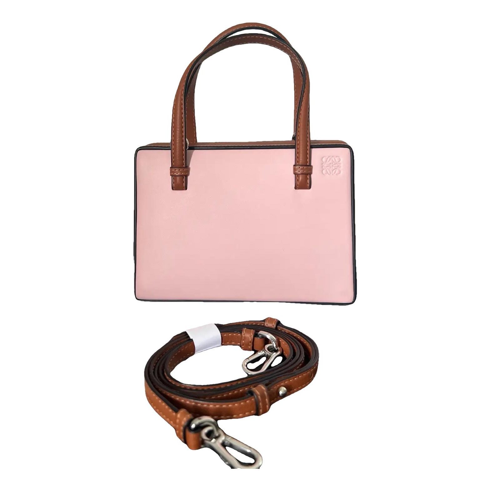 Postal leather handbag